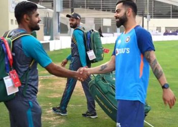 بابراعظم اور ویراٹ کوہلی کی غیر رسمی ملاقات