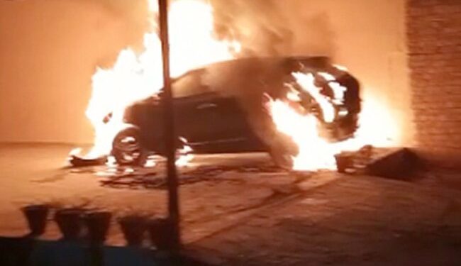 پنجاب میں چرچ پر حملہ،گاڑی میں بھی آگ لگائی گئی