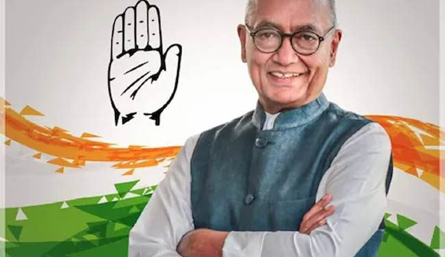 کانگریس صدر کے لیے دگ وجے سنگھ متوقع امیدوار