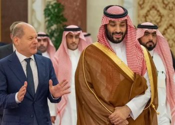 جرمن چانسلراولف شُلز کی سعودی عرب آمد