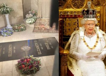 ملکہ الزبتھ دوم کی قبر کی تصویر جاری کردی گئی