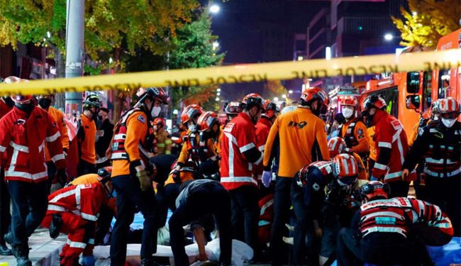 جنوبی کوریا میں ’ہیلووین پارٹی‘ کے دوران بھگدڑ،140 افراد کی موت