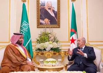 سعودی ولی عہد اور الجزائر کے صدر کی ملاقات