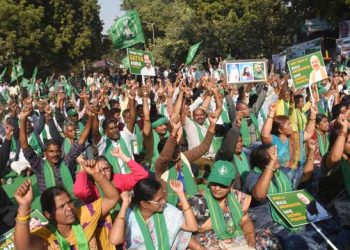 امراوتی کے کسانوں کا دہلی میں احتجاج