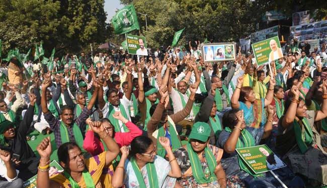 امراوتی کے کسانوں کا دہلی میں احتجاج