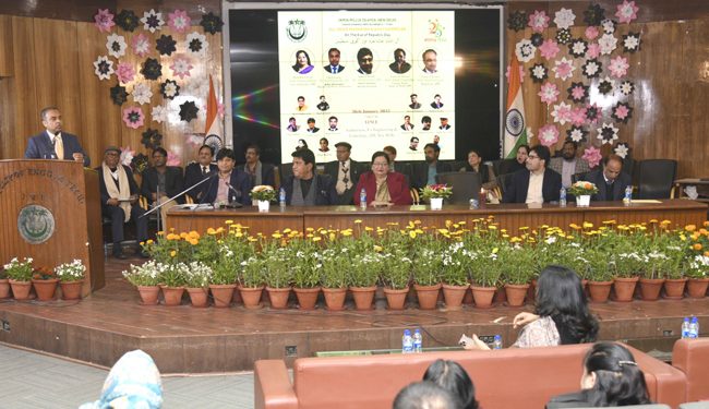 ہندوستان کی تعمیر میں جامعہ ملیہ اسلامیہ کا کردار نہایت اہم: پروفیسر نجمہ اختر