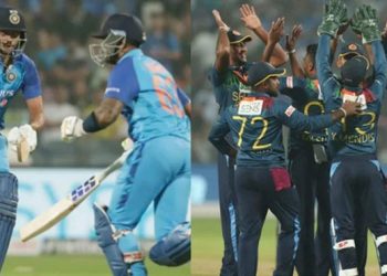 سری لنکا کے ہاتھوں ہندوستان کو شکست کا سامنا