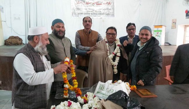 اینگلوعربک کے یوڈی سی نبی احمدکے سبکدوش ہونے پرالوداعیہ