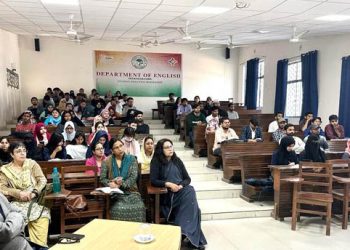 اے ایم یو کے شعبہ انگریزی میں پری کانفرنس پروگراموں کا انعقاد