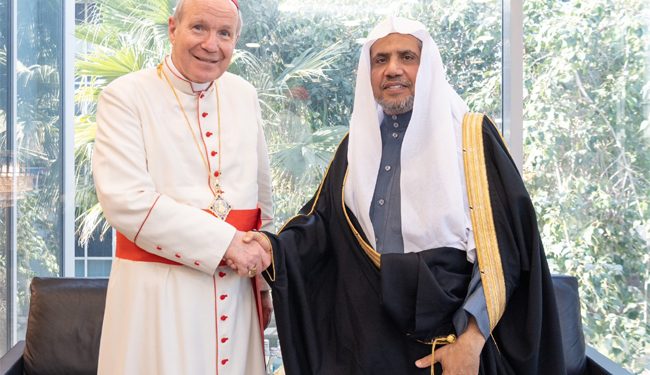 ویانا کے آرچ بشپ کی سیکریٹری جنرل رابطہ عالمِ اسلامی سے ملاقات