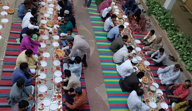 جامعہ ملیہ اسلامیہ کے شعبہ اسلامک اسٹڈیز میں” افطار پارٹی” کا اہتمام