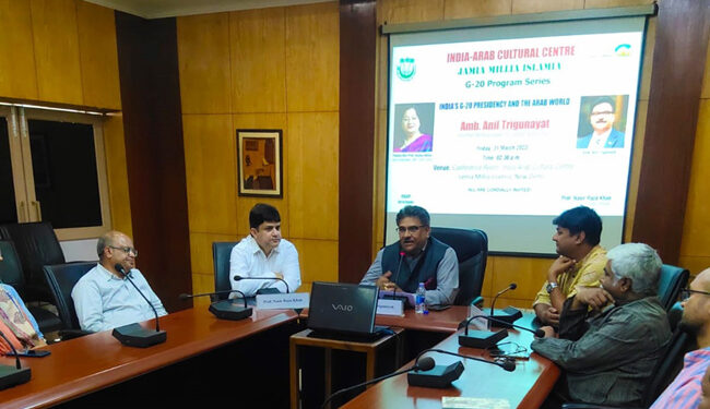 جامعہ ملیہ اسلامیہ میں ایمب۔انل ترنگونایت کا خصوصی توسیعی خطبہ