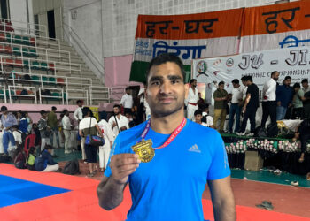 جامعہ ملیہ اسلامیہ کے طالب علم لقمان نے قومی جو۔جٹسو چمپئن شپ  میں طلائی تمغہ جیتا