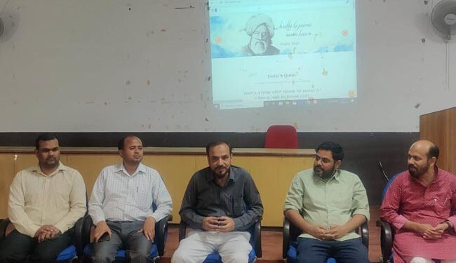 تصوف انسانیت سازی کا بہترین عمل ہے: ڈاکٹرارشداکرام احمد