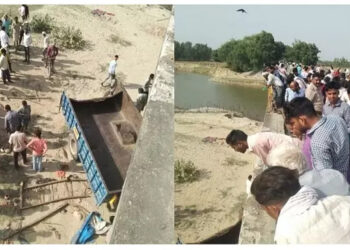 شاہجہاں پورمیں خوفناک سڑک حادثہ،١١افراد کی موت