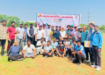 مولانا آزاد اُردو یونیورسٹی میں انٹر ہاسٹل کھیل کود و ثقافتی سرگرمیوں کا اختتام