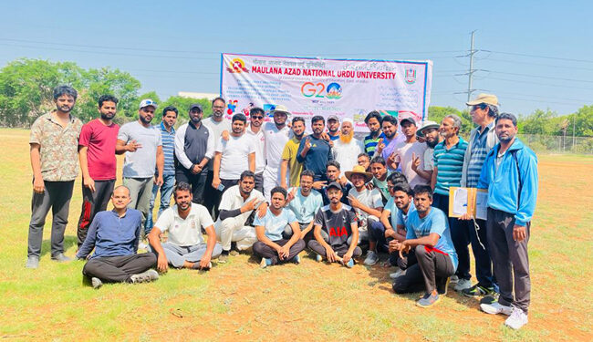 مولانا آزاد اُردو یونیورسٹی میں انٹر ہاسٹل کھیل کود و ثقافتی سرگرمیوں کا اختتام