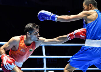 حسام الدین اپنے پہلے عالمی میڈل سے ایک قدم دور، کوارٹر فائنل میں جگہ بنائی