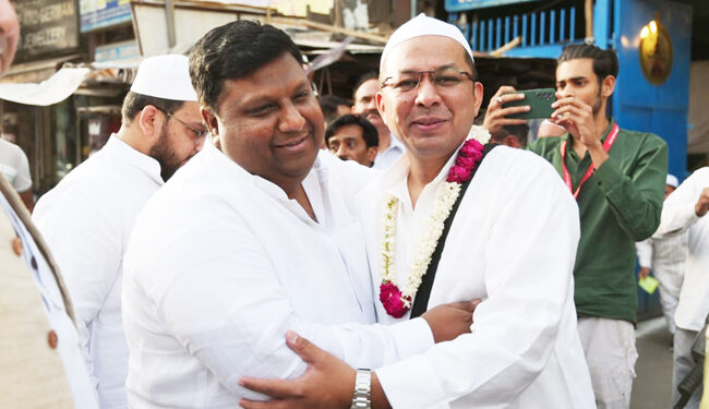 دہلی سرکار کے وزیرعمران حسین نے حج کیمپ کا دورہ کیا