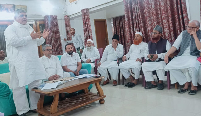 مسلم مجلس مشاورت کا کٹیہار میڈیکل کالج کے مہمان خانہ میں اجلاس