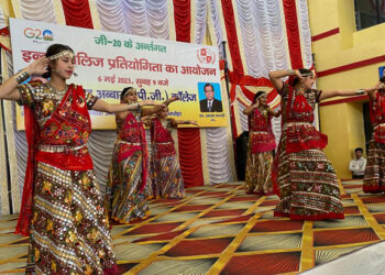 شری رام انٹر کالج کو گروپ ڈانس میں ملا پہلا مقام