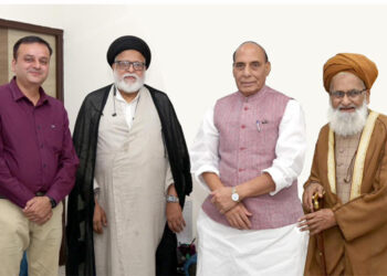 مفتی ابوالعرفان اورصفی حیدر کی راج ناتھ سے ملاقات