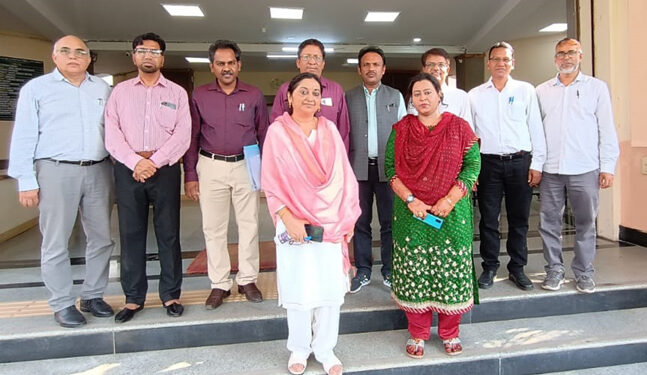 یو جی سی راج بھاشا ٹیم نے مولانا آزاد نیشنل اردو یونیورسٹی کا دورہ کیا