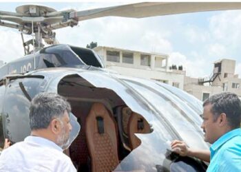 کرناٹک کانگریس کے صدر ڈی کے شیو کمارہیلی کاپٹر حادثہ میں محفوظ