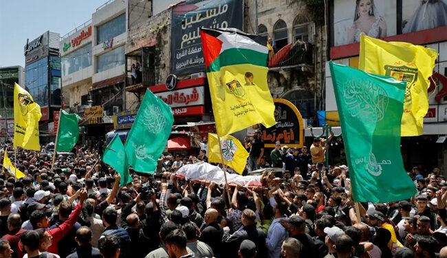 اسرائیلی فوج کی فائرنگ میں تین فلسطینی جنگجوہلاک