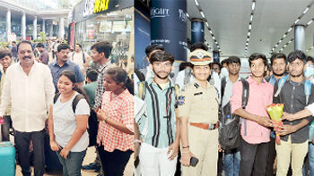 منی پور سے 72 طلباء سمیت 166 افراد کی شمس آباد آمد