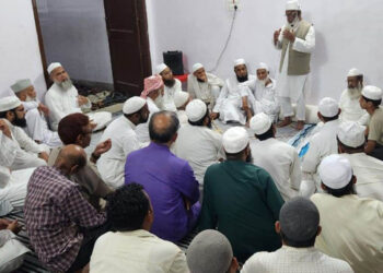 مدرسہ حسینیہ دھام پور میں مذہبی اجتماع