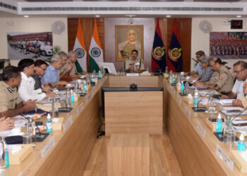 جشن یوم آزادی کے پیش نظرسینیئر پولیس افسران کی میٹنگ