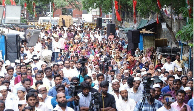 یونیفارم سول کوڈ کے نفاذ کی کوششوں کیخلاف چنئی اور مدورائی میں ایس ڈ ی پی آئی کا احتجاج