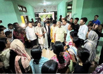 انڈین یونین مسلم لیگ کے رہنما ئوں کا منی پور فساد زدہ علاقوں کا دورہ