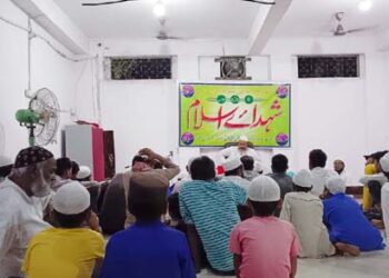 صحابہ ایکشن کمیٹی کی جا نب سےجلسہ شہدائے اسلام کاانعقاد