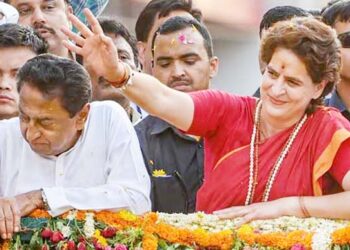 مدھیہ پردیش میں پرینکا گاندھی ودیگر کیخلاف ایف آئی آر درج