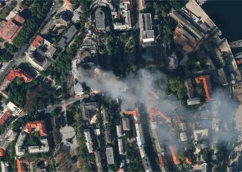 کریمیا میں روسی فوجی تنصیابات پر یوکرینی حملے