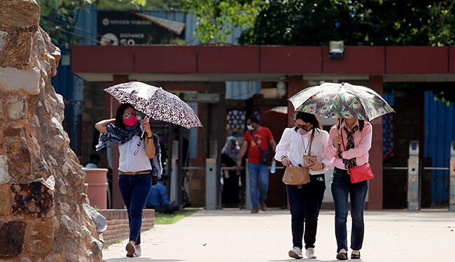 دہلی سمیت شمالی ہند کی کئی ریاستوں میں معمول سے زیادہ گرمی