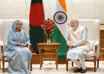 شیخ حسینہ نے مودی سے ملاقات کی