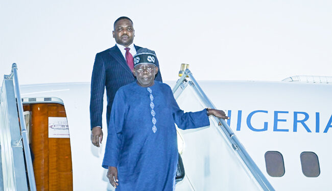 جی-20 سربراہی اجلاس میں شرکت کے لیے نائیجیریا کے صدر کی آمد