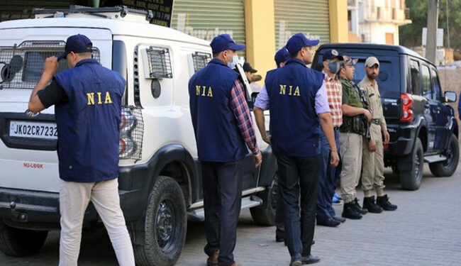 یوپی کے ٨ مقامات پر این آئی اے کا چھاپہ