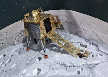 وکرم لینڈر نے چاند کے جنوبی قطبی علاقے میں پلازما کا پتہ لگایا