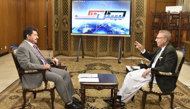 اگرمیں صدر نہ ہوتا توآج جیل میں ہوتا: عارف علوی