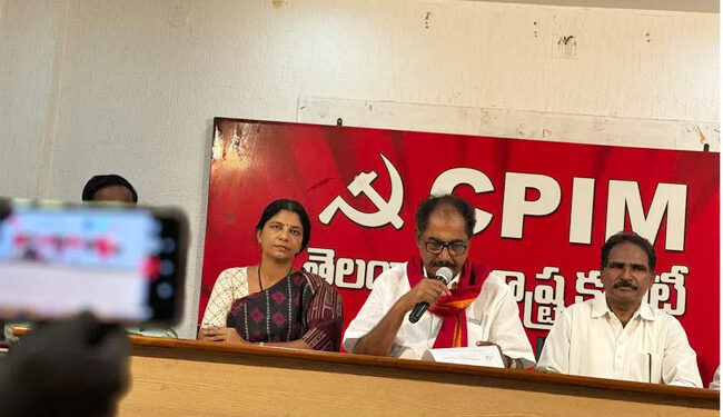 تلنگانہ انتخابات کیلئے سی پی آئی ایم نے 14امیدواروں کی پہلی فہرست جاری کردی