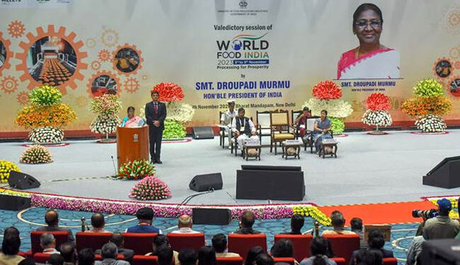 ‘ورلڈ فوڈ انڈیا 2023’ تقریب کا اختتام