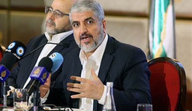 ہتھیار چلانے والا ہر مسلمان قبلہ اول کیلئے اٹھ کھڑا ہو: خالد مشعل