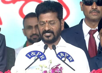 ریونت ریڈی کی بطوروزیراعلی تلنگانہ کی حلف برداری