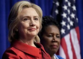 ہیلری کلنٹن کے خلاف غزہ جنگ کی حمایت پراحتجاج