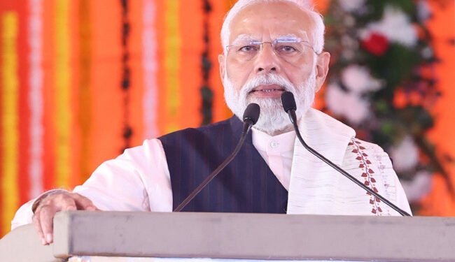 مودی نے سندیش کھالی کے حوالے سے انڈیا گروپ پر شدید تنقید کی