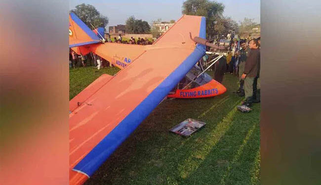 گیا میں آرمی کا طیارہ گر کر تباہ، دونوں پائلٹ محفوظ